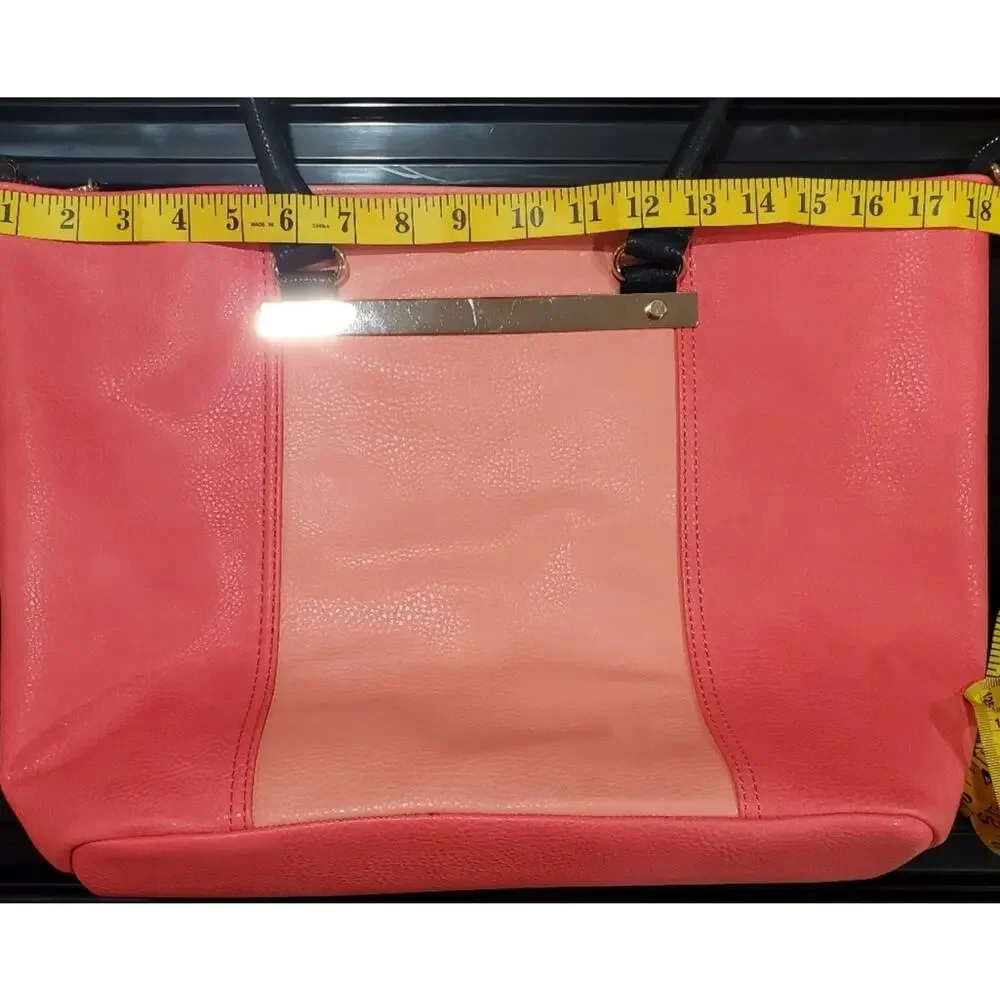 Neiman Marcus Two Toned Pink Tote Bag NWOT - Picture 5 of 6